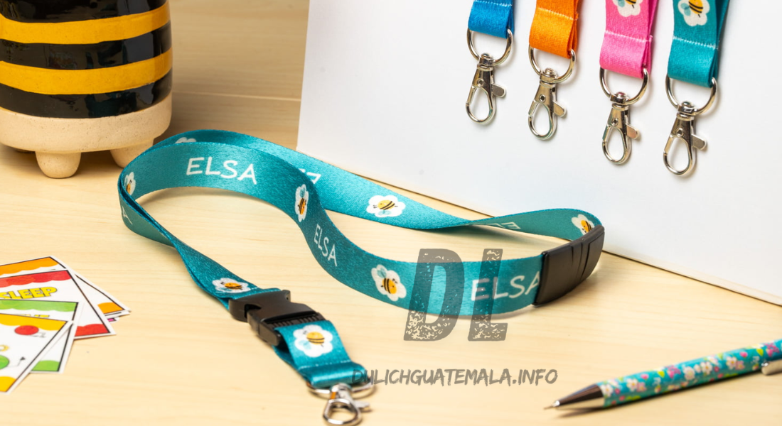 Fun patterned lanyards